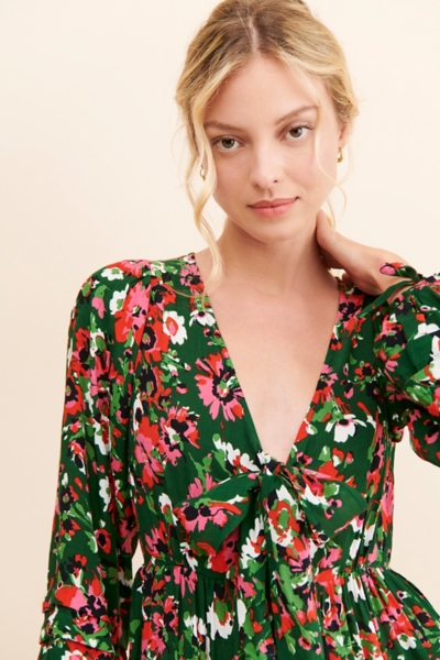 dani mini dress Lovers and Friends Dani Mini Dress in Emerald