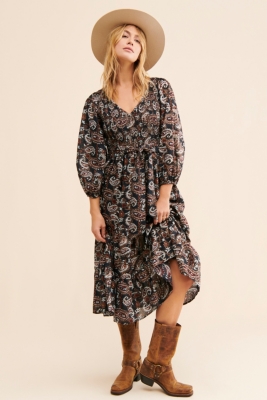 Carly Paisley Dress | Nuuly