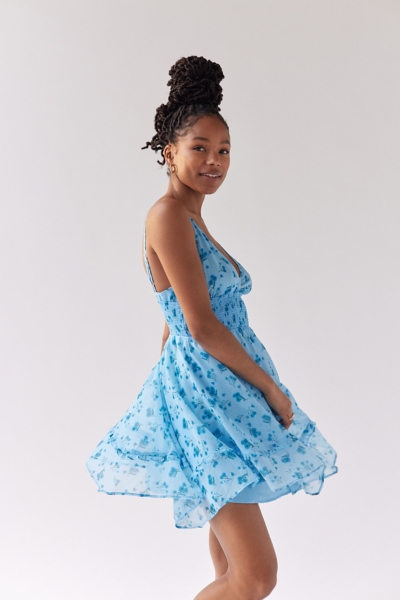 birthday bodycon dresses for women Lucca One Shoulder Organza Bodycon Mini Dress main image 0