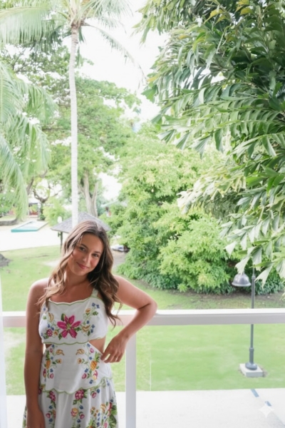 Tropical Romance Off White Maxi Dress | Nuuly
