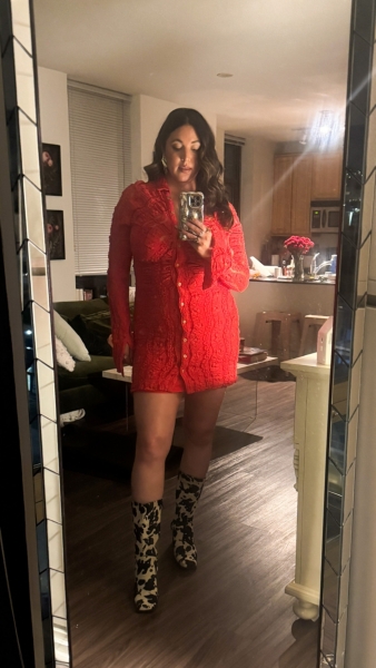 Shayla Lace Mini Dress | Nuuly