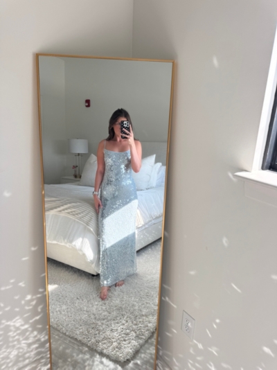 Sequin Slip Maxi Dress | Nuuly