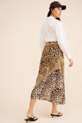 Georgia Printed Midi Skirt