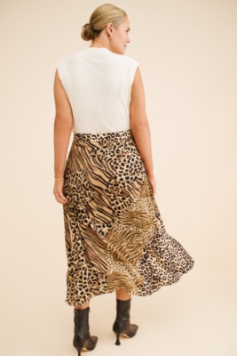 Georgia Printed Midi Skirt