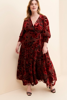 Floral Velvet Dress | Nuuly