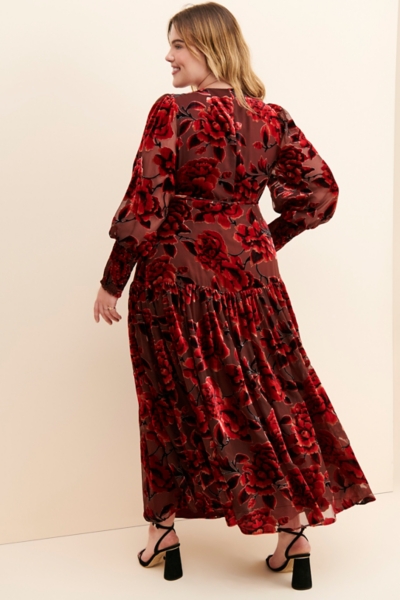 Floral Velvet Dress | Nuuly