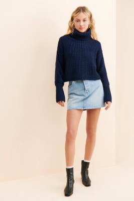 Mary turtle knit tops あんどまりー Mary turtle knit tops あんどまりー アイボリー