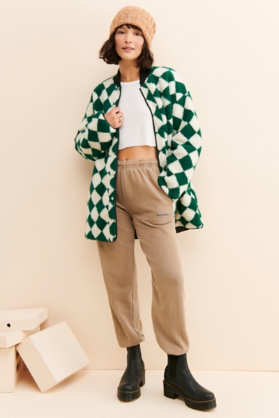 Harlequin Oversized Fleece Jacket | Nuuly