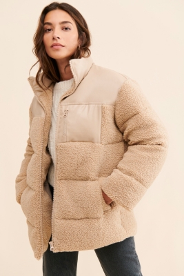 Mixed Media Puffer | Nuuly