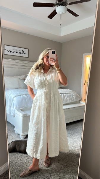 The Tobie Linen Maxi Dress | Nuuly