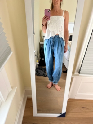 High-Rise Pleated Balloon Leg Jeans | Nuuly
