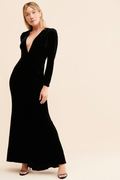 Valerie Velvet Plunging Gown | Nuuly