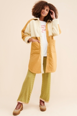 Diamond Sherpa Shirt Jacket | Nuuly