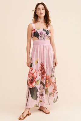 Floral Cut-Out Maxi Dress | Nuuly