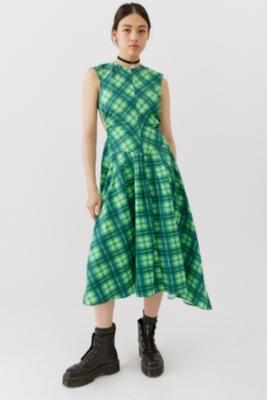 Urban Outfitters Plaid Midi Dress Avril Plaid Midi Dress Nuuly