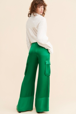 Satin Cargo Pants | Nuuly