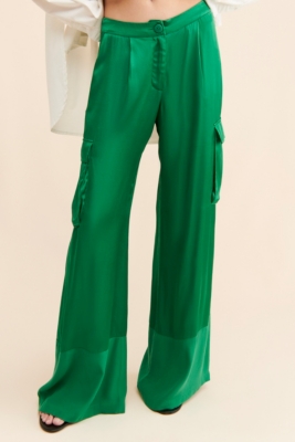 Satin Cargo Pants | Nuuly