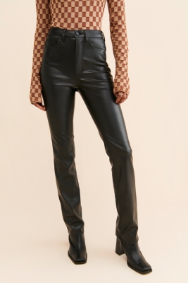 Heston High-Rise Vegan Leather Pants | Nuuly