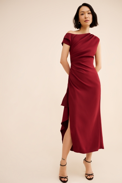 knee length dresses for ladies GWENYTH MAXI DRESS – Something About Me main image 0