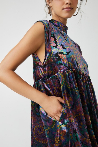 all the time velvet mini dress All The Time Velvet Mini Dress