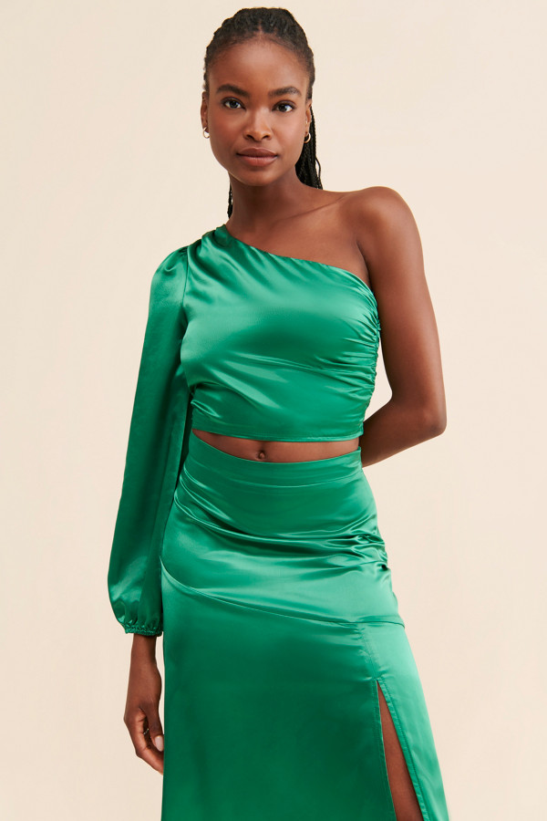 Serena Satin Midi Skirt | Nuuly Serena Satin Midi Skirt | Nuuly