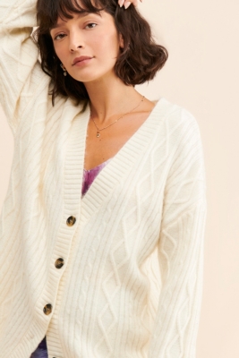 Cece Cable Knit Cardigan | Nuuly