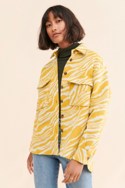 Zebra Shirt Jacket | Nuuly