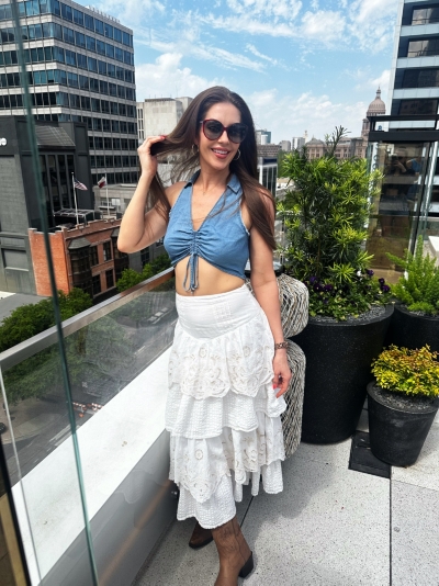 Tiered Lace Maxi Skirt | Nuuly