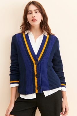Varsity Knit Cardigan Nuuly Rent