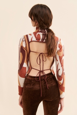 トップス nanaharu Nana Wrap Top – Sweet Bitter Clothing