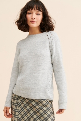 Braided Knit Sweater Nuuly