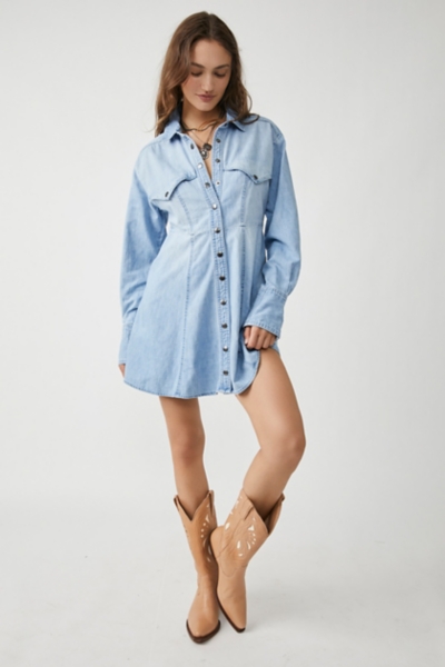 Sammi Denim Mini Dress | Nuuly