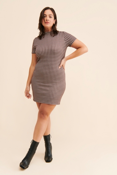 mini flare sleeve dress Chic Affair Ruched Bell Sleeve Bodycon Mini Dress