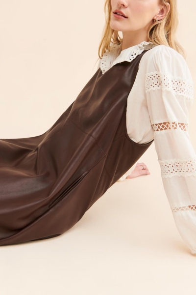 Dafany Vegan Leather Dress | Nuuly