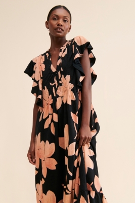 floral flounce maxi dress Floral Flounce Maxi Dress