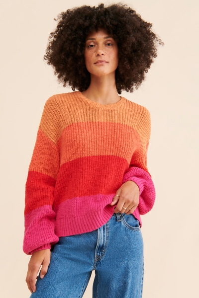 み*や様 MASU 26SSOPPOSITE STRIPE PULLOVER S Chunky Cotton Stripe Sweater – Ocean | Tops & Knits | Stüssy Japan