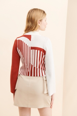 Marble Mock Neck Top | Nuuly