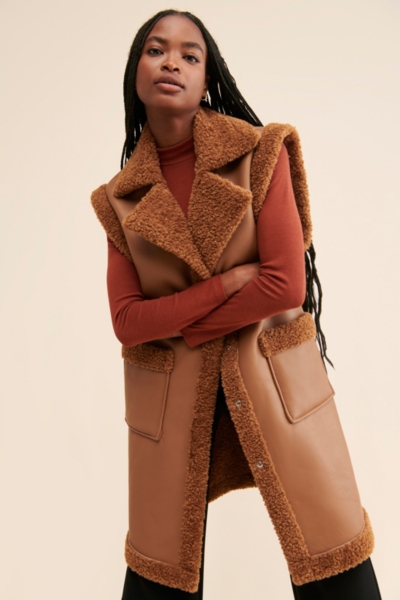 Touch And Go Sherpa Vest | Nuuly