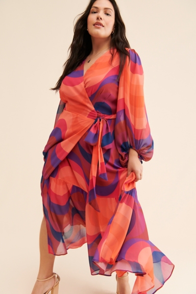 shift dresses women Cabana Life - Geo Cabana Shift Dress - Coral