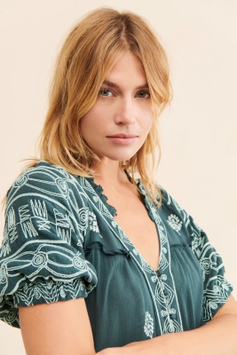 Riley Embroidered Maxi Dress | Nuuly