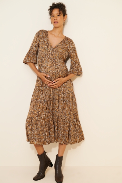 Maternity Tiered Dress | Nuuly