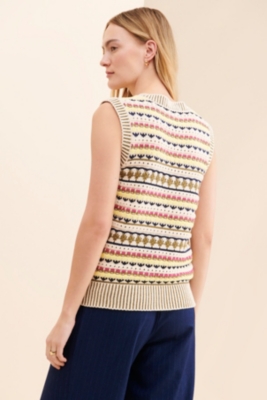 Mixed Stich Sweater Vest | Nuuly