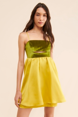 Mixed Media Mini Dress Nuuly Rent