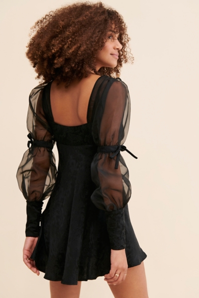 Gabrielle Puff Sleeve Mini Dress | Nuuly