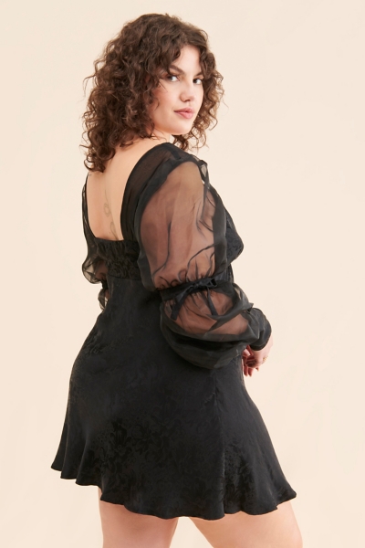 Gabrielle Puff Sleeve Mini Dress | Nuuly