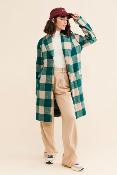 Lucy Check Coat | Nuuly