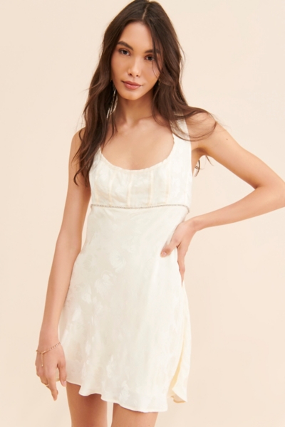 off white sweet bloom bouquet mini dress Lunar Bloom Mini Dress