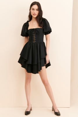 Lace Up Party Dress Nuuly