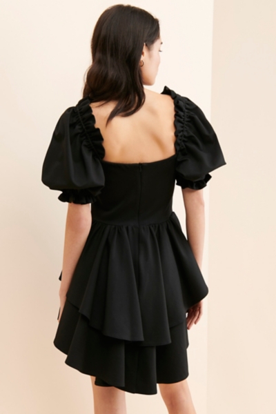 knee length dresses for ladies The Lace Up Party Dress | Archival Selkie main image 1