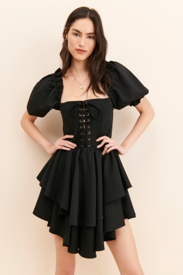 lace stripe dress Strut & Bolt Striped Floral Lace Tube Maxi Dress (More Colors Available) main image 0